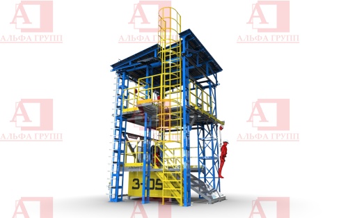 Учебно-тренировочный полигон (комплекс)  Альпинист-03-05-2. Учебно-тренировочный полигон (комплекс)  Альпинист-03-05-2.